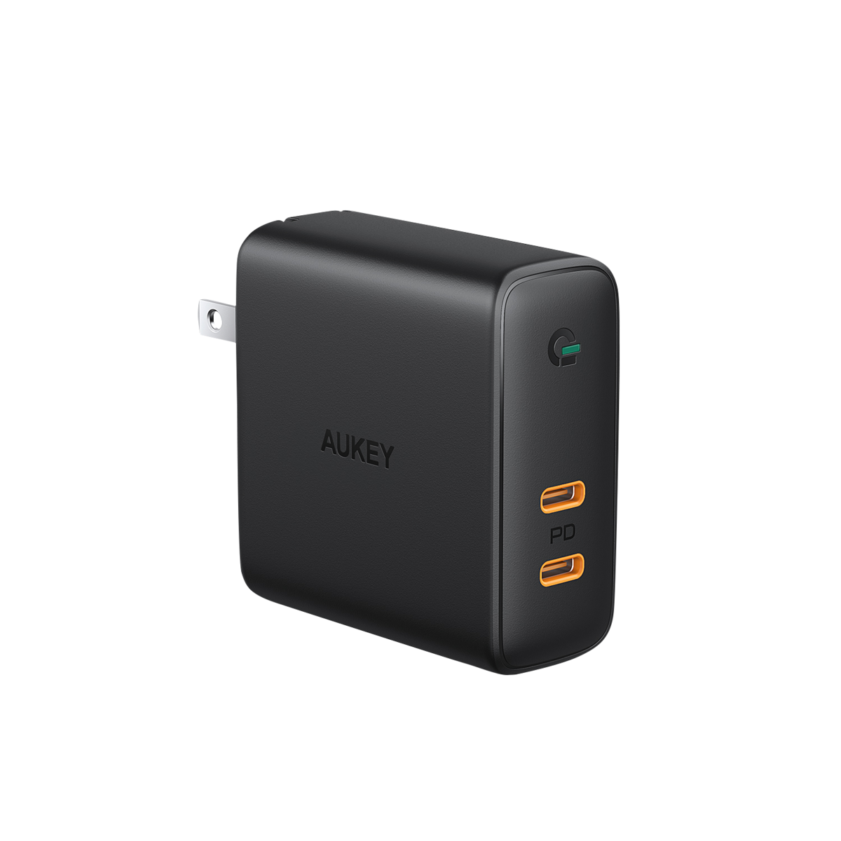 USB C Charger AUKEY 63W 5-Port Fast Charger PD Wall Charger with 45W Power Delivery 3.0 & Quick Charge 3.0 for iPhone 11 Pro Max/SE Galaxy S10 AirPods Pro Pixel 4XL MacBook Pro Switch iPad Pro 