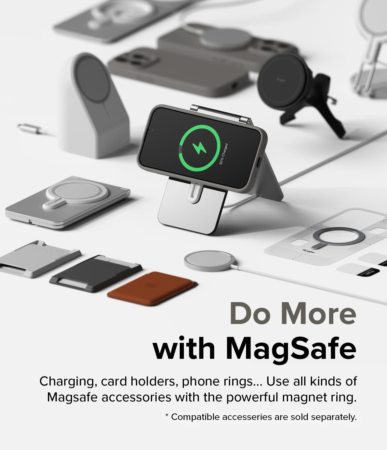 JSAUX Magnetic Wireless Charger Compatible with MagSafe Charger/iPhone 15 /  iPhone 15 Pro/iPhone 15 Plus/iPhone 15 Pro Max/iPhone 14 13 12, Mag